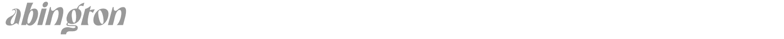 Abington font preview